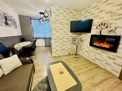 Pronájem bytu 3+kk, po rekonstrukci, zařízený 1. patro, sklep,70 m2, Mánesova ul. - Mariánské Lázně - Fotka 1