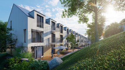 1B20a Prodej bytu, 1+kk, 42.77m2 + předzahrádka 69m², projekt Pod Malechovem, Český Brod - Fotka 3