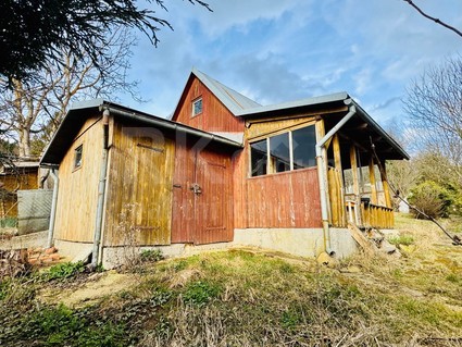 Prodej zahradní dřevěné chatky, skleníky, sklad,  pozemek 560 m2, Úšovice – Mariánské Lázně - Fotka 1