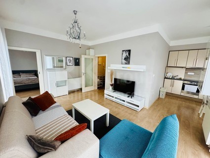 Pronájem bytu 2+kk, 60m2, balkón 5m2, garážové stání, novostavba, ul. Dvořákova – Mariánské Lázně  - Fotka 1