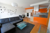 Pronájem nadstandardního bytu 2+kk, 63 m2 s balkonem, Praha 8 - Nové Chabry, ul.K Beranovu