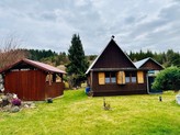  Prodej chaty, pozemek 365m2 , včetně vybavení, elektřina,   k.ú.  Svojšín